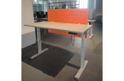 China Dual Motor Lifting Desk Frame Electric Height Adjustable Sit Stand Desk supplier