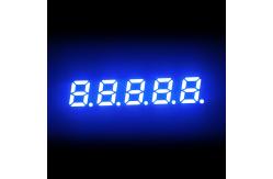 China Blue Emitting LED Segment Display Common Cathode 0.28 5 Digit 200mcd supplier