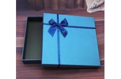 China Ribbon Square Gift Boxes With Lids 4C Offset Printing Packaging supplier