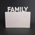 Matte White MDF Sublimation Blanks Transfer Family Photo Panel