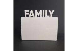 China Matte White MDF Sublimation Blanks Transfer Family Photo Panel supplier
