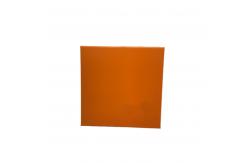 China Luxury Chocolate Packaging Orange Kraft Paper Box 25 Pcs With Plastic Inner supplier