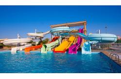 China 12mm Thickness Fibreglass Pool Slides Commercial Theme Park Playground Equipment supplier
