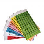 Customized Snap Closure Tyvek Paper Wristbands The Ultimate Event Security Solution for sale