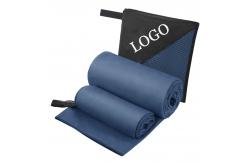 China Super Absorbent Microfiber Blank Golf Towels Quick Dry Gym Towel Customized Logo supplier
