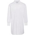 Two Sides Insert Pocket Dustcoat White Rib Knit Cuff Work Clothes for sale