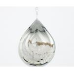 Silver Etching SS Water Droplet 3D Wind Chimes Electric Plating for sale