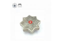 China Embossing Zamac Perfume Cap , Non Spill Perfume Bottle Cover Cylindrical Shape supplier