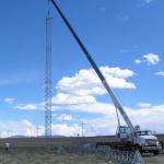 Wire Supporting 4 Legged Tubular Iron Guyed Wire Tower
