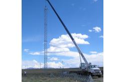 China Wire Supporting 4 Legged Tubular Iron Guyed Wire Tower supplier