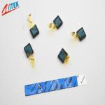 Naturally Tacky Blue Good Thermal Conductive Pad 45 Shore 00 For CPU Heat Dissipation for sale