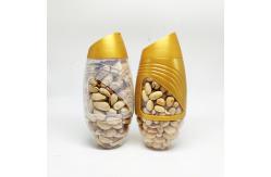 China Small Candy Nut Food Grade PET Plastic Packing Jar With Pop Top Lid supplier