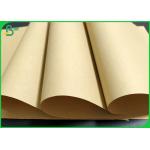 Good Stiffness 70gsm Virgin Bamboo Kraft Paper Roll Durable For Envelope