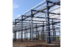 China Eco Friendly Steel Workshop Structure With Angle Steel Knee Brace supplier