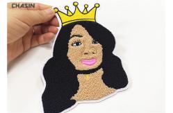 China Image Chenille Embroidery Patches Custom No Minimum Size 10cmX6cm supplier