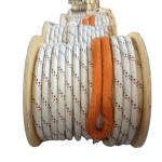 Polyester Fiber Double Braided UHMWPE Rope Towing Trawling 12 Strand for sale