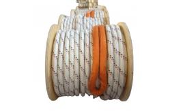 China Polyester Fiber Double Braided UHMWPE Rope Towing Trawling 12 Strand supplier