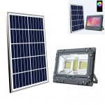 Bluetooth 60w Solar Rgb Flood Light IP66 For Yard Garden Family Party