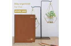 China OEM ODM Brown Academic Daily Planner 2023 1 Page Per Day design supplier
