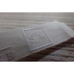 Professional Custom Woven Labels With Silicon Logo For Garment / Hat