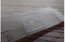 China Professional Custom Woven Labels With Silicon Logo For Garment / Hat supplier