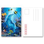 0.35mm PET 3D Lenticular Playing Cards / Gold Game Cards Oil - Resistance for sale