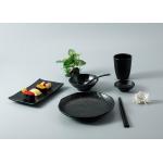 Black 260cc 100% A5 Melamine Cups Mugs Go With Ramen Bowl