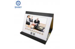 China Desk Calendar Advertising Display 7 Inch Video Brochure Book LCD Brochure supplier