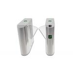 CE Certificated RFID Card Reader Bidirectional Flap Barrier Gate For Fitness Center for sale