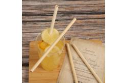 China 7mm Eco Friendly bulk Bamboo Drinking Straws 100Pack Custom supplier