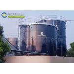 glossy Smooth Glass Fused To Steel Tanks For Sludge Storage Chemical Resistance for sale