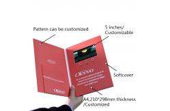 China TFT LCD display folder blank video brochure business invitation greeting card supplier