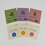 Colors Printing Biodegradable Paper Sachets For Skincare Plastic PLA Compostable Paper Bags for sale
