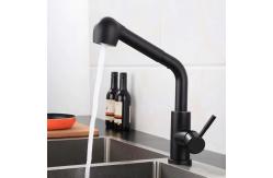 China Black Pull Out Sanitary Ware Faucet supplier