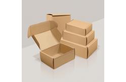 China Packaging Custom Design Kraft Paper Corrugated Box Mail Packaging Boxes supplier