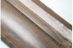 China Colorful Light Weight Stretch Denim Fabric In Khaki supplier