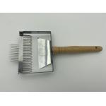 23 Needles Stainless steel Double Headed Honey Uncapping Fork with wooden handle
