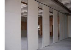 China Aluminium Track Roller Melamine Surface Portable Room Divider Sliding Folding Partition Walls supplier