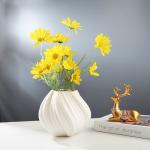 Ripple Texture Ceramic Vase for Modern Home Decor