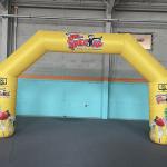 2023 hot selling customize logo hot selling 5m factory wholesale  christmas arch inflatable for sale
