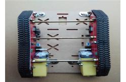 China 100g Tank Smart Car Robot Chassis + Acrylic Plate Track For Arduino supplier