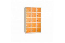 China Key Lock 12 Door KD Electrostatic Metal Gym Lockers supplier