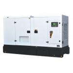 White 18kw-80kw Water-cooled Canopy Generator Set withHigh Rated Voltage and IP23 Protection Grade for sale