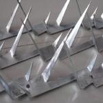 Hot Dipped Galvanized Single Razor Fence Security Spikes 1.25m Length for sale