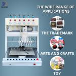 Soft Rubber Making Machine Keychain Pvc Label Silicone 3d Patches Machine