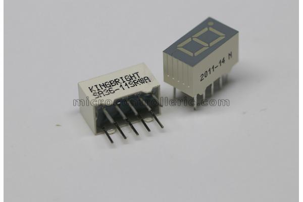 SA36-11SRWA LED Displays & Accessories SUPER RED DIFFUSED 1 DIGIT