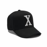 Structured Adjustable 5 Panel Baseball Cap Embroidered Text With Metal Buckle
