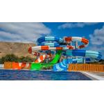 ODM Custom Swimming Pool Play System Equipment Fiberglass Water Slide for Sale for sale