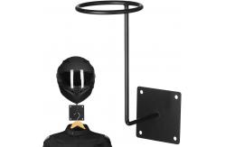 China Helmet Holder Rack Hook Helmets Stand Wall Mount Jacket Hanger Bracket supplier