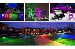 China CE WiFi LED Flood Light RGBWW Smart Floodlight With Motion Sensor supplier